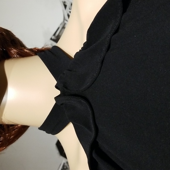 Leona Edmiston Halter Backless Fit and Flare Maxi Dress / Sz M / Black - Picture 7 of 14